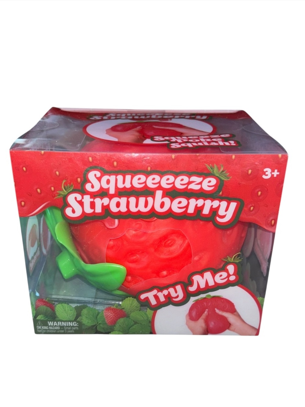 Squeeze Giant Strawberry Squishy Toy